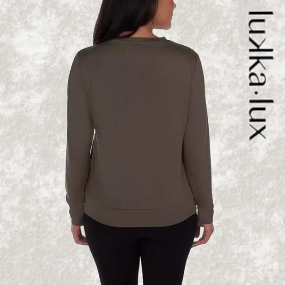 Lukka | Lux Ladies' Two Pack Long Sleeved Active Tops | Green and Rose | NWOT - Picture 5 of 7